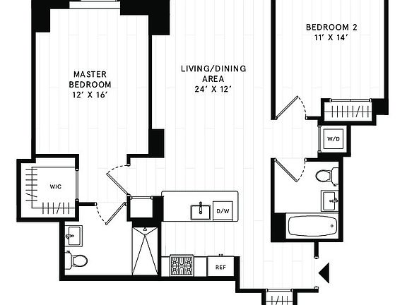 2nd image of 365 Bond St APT B418