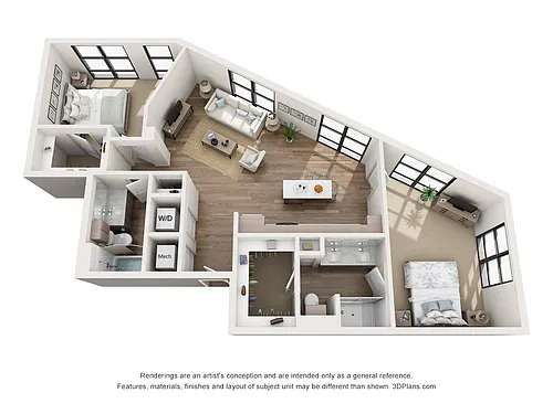 Floor plan B2D