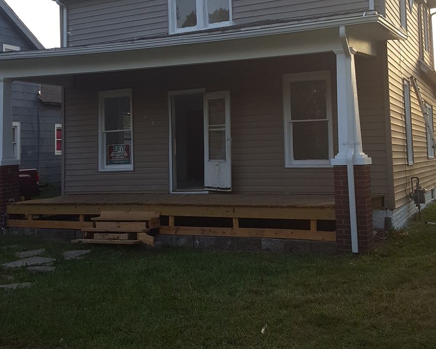 front of property