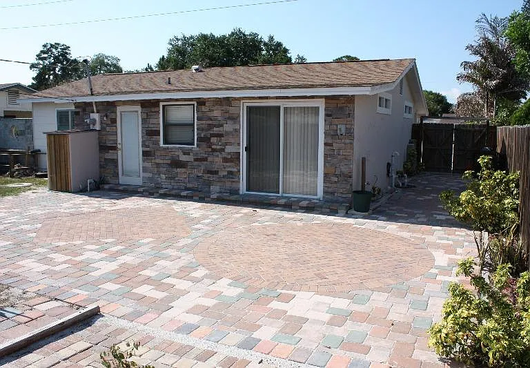 Back patio area.
