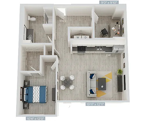 Floor plan A20