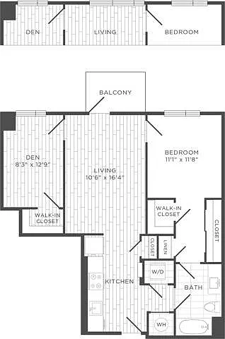 1 Bedroom 1 Bedroom
