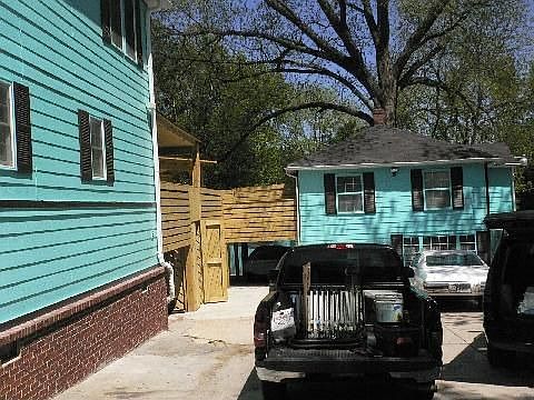 both houses /front driveway