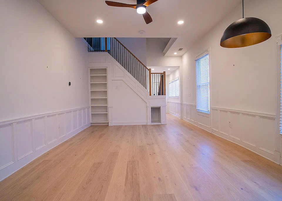 Living + dining area