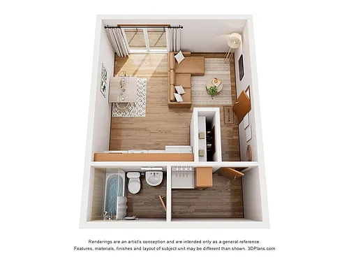 Floor plan Studio