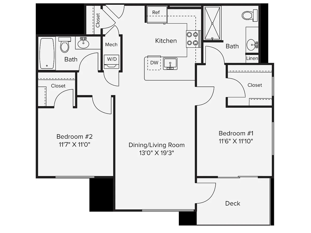 Floor plan B3-971-II