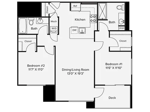 Floor plan B3-971-II