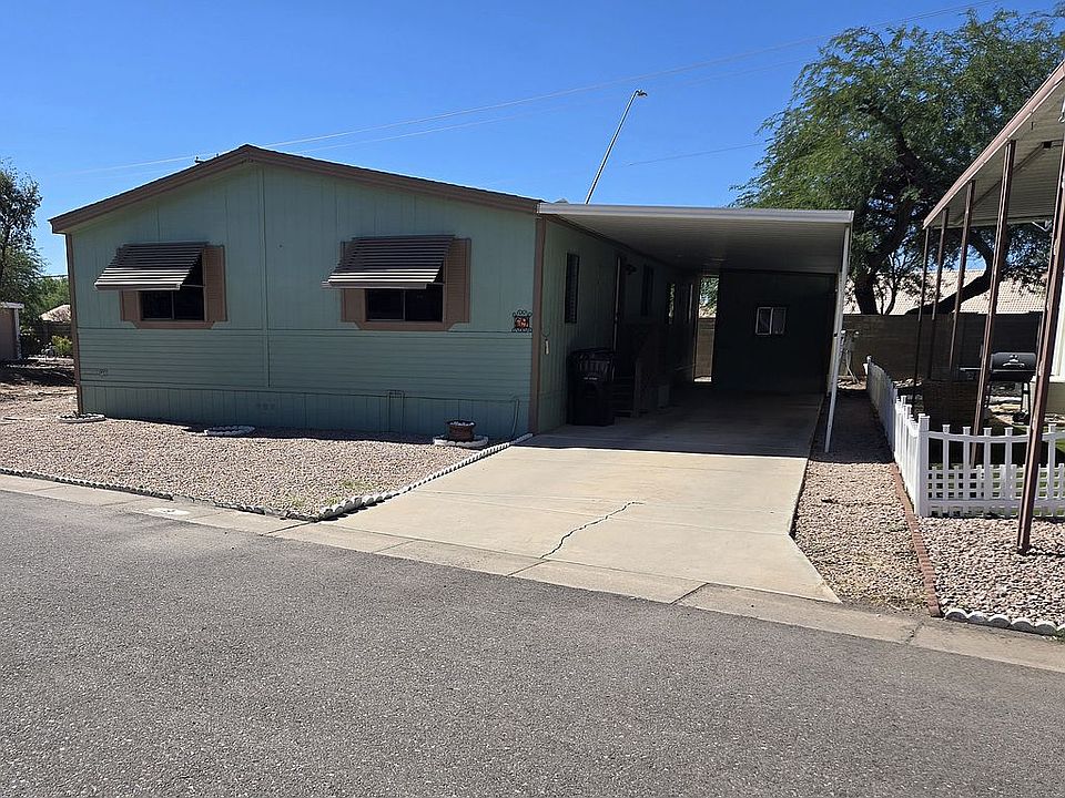 Front View with Carport 