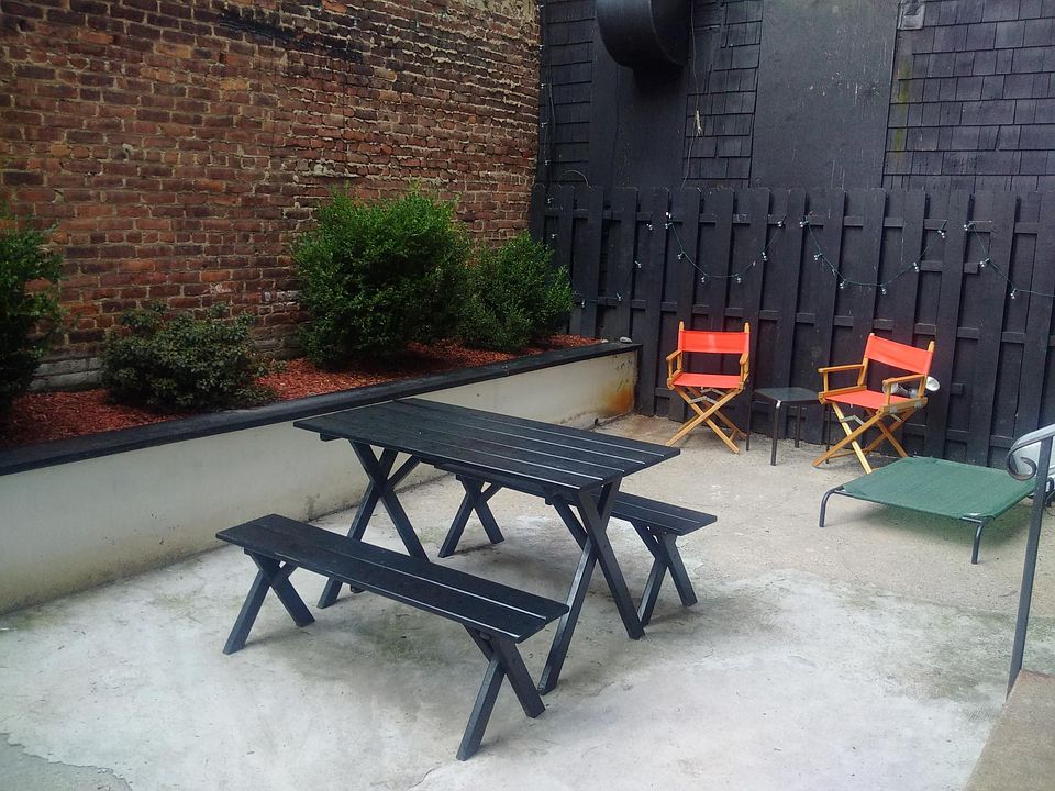 The private outdoor space is ideal for enjoying the outdoors or even work from home while being outside. You will love this exclusive courtyard.