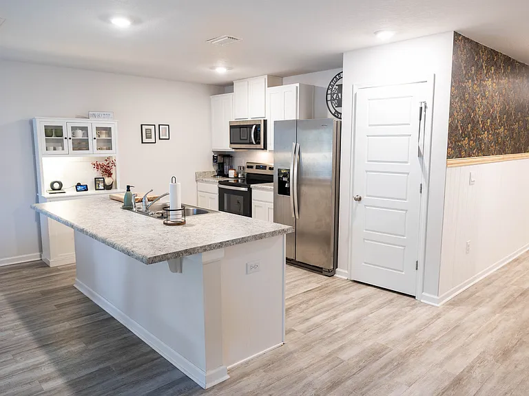 Kitchen and Main Hallway