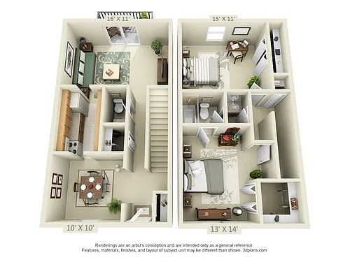 Floor plan Style D