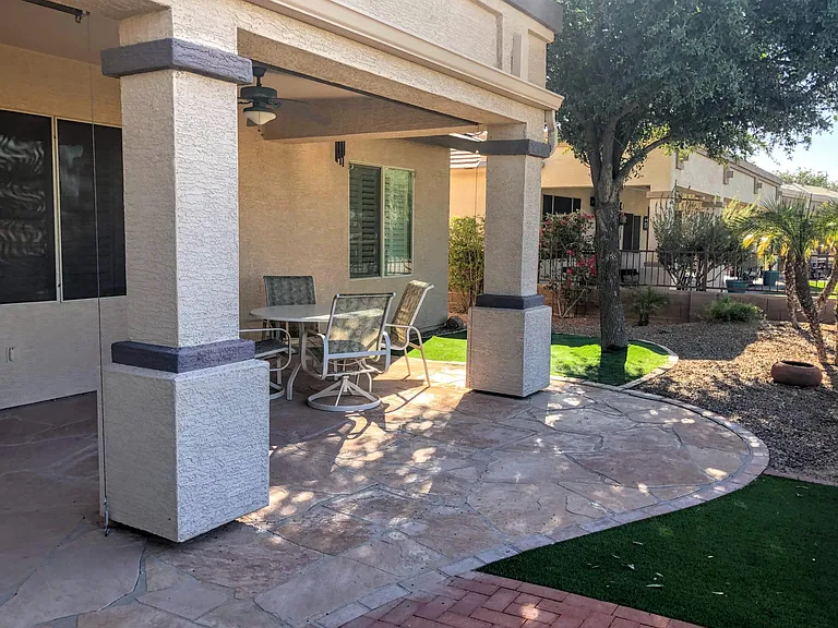 Covered Back Patio