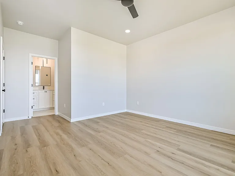 Master with attached bathroom.