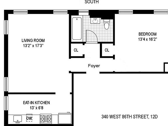 2nd image of 340 W 86th St APT 12D