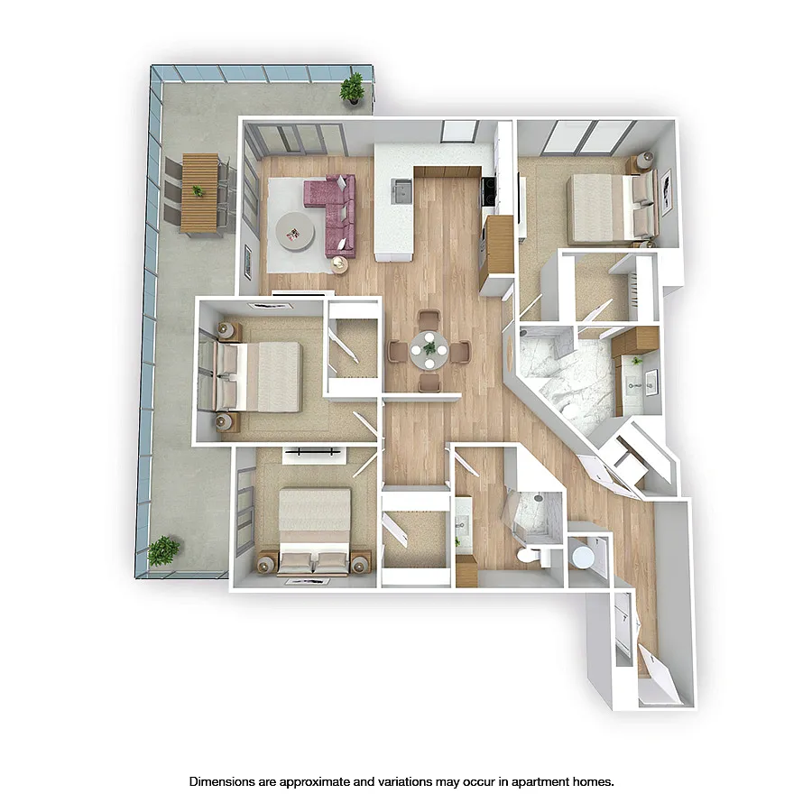 Floor plan Sunny Isles
