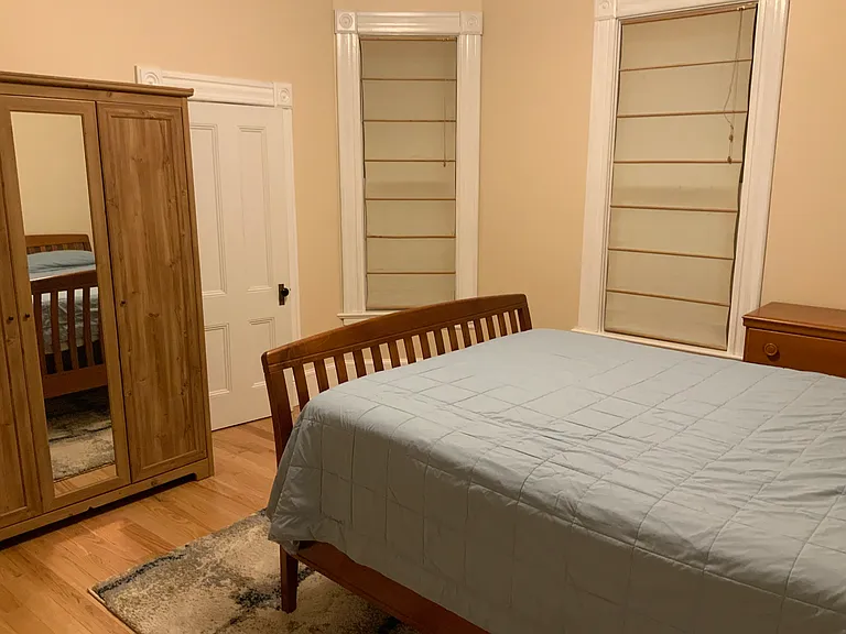 Main floor bedroom with furniture