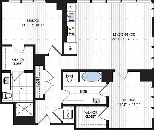 B6 floor plan The Smith