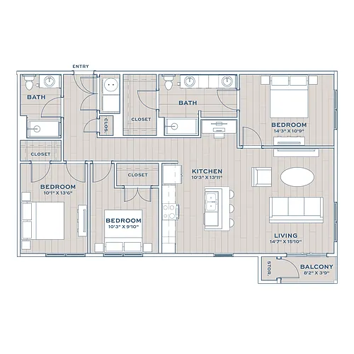 Floor plan C1