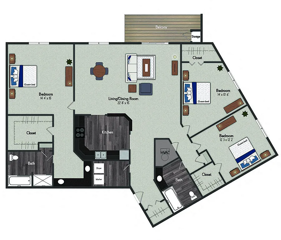 Floor plan Monaco