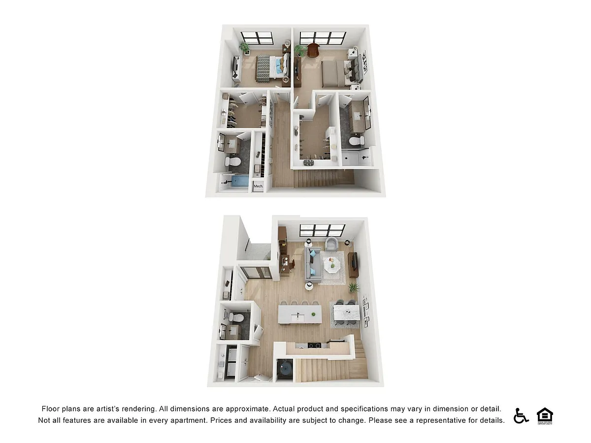 Floor plan TH 1D