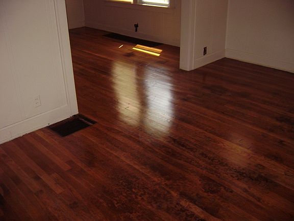 Hardwood floors all refurbished