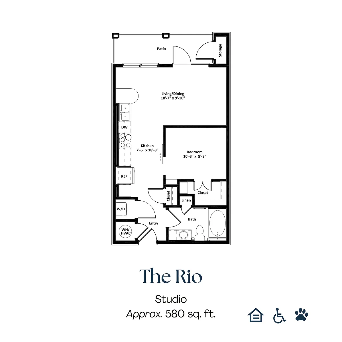 Floor plan 0X1-H/C