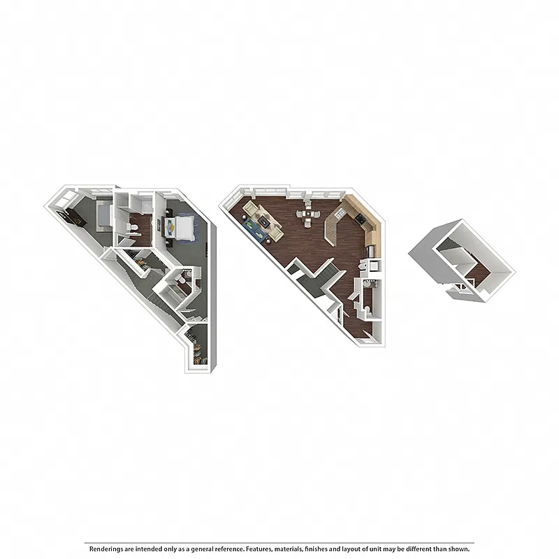 Floor plan Panorama Two Bedroom Penthouse