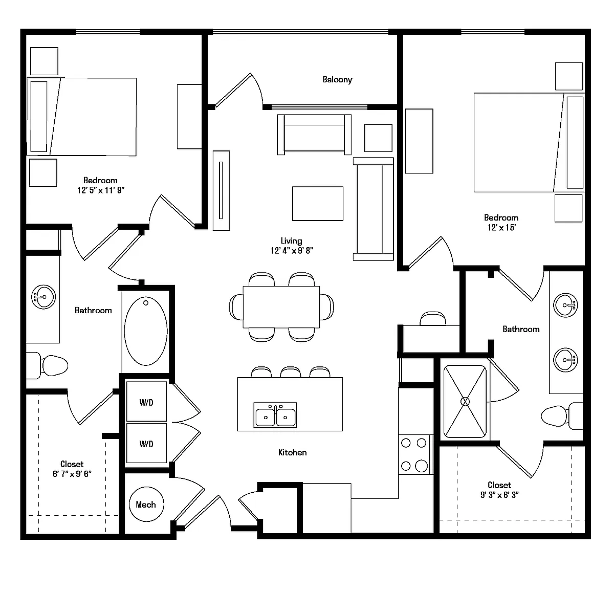 Floor plan Moss