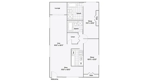 Floor plan Camden