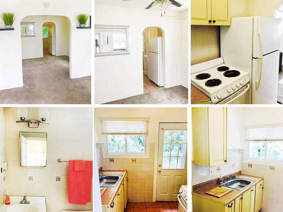 Kitchen, bath, living room, bedroom
