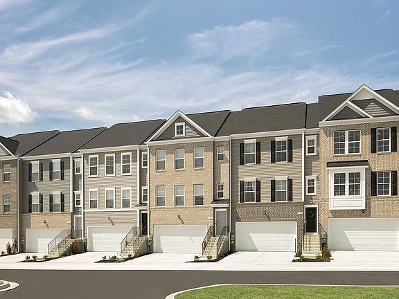 Grable Townhome Exterior at Westphalia Town Center
