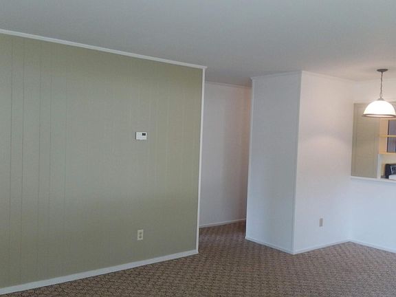 Living room and dining area
