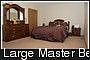 Large Master Bedroom easily fits King size bed!