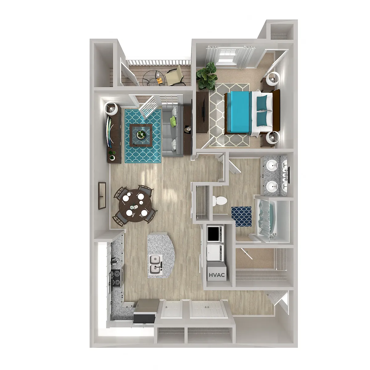 Floor plan Evans