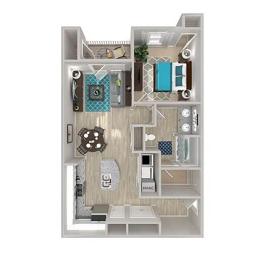 Floor plan Evans