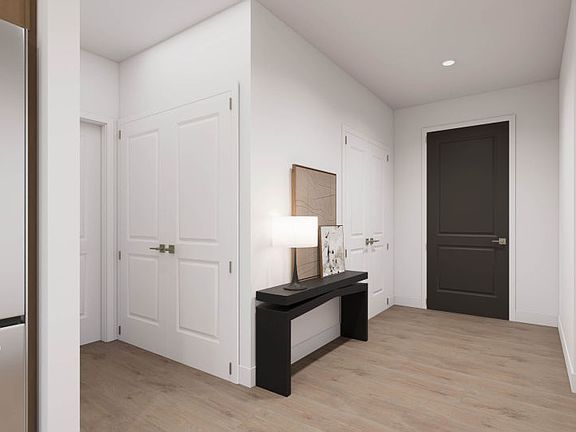 Foyer with Wall Space for a Console Table