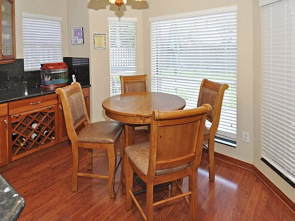 Breakfast nook with lots of light