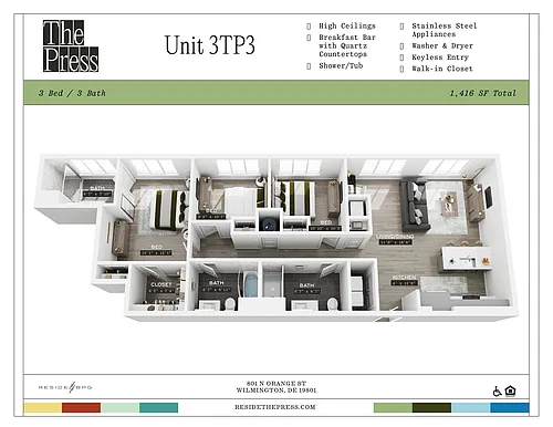Floor plan 3TP3