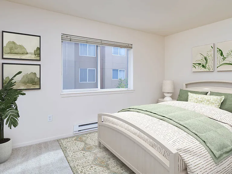 Carpeted Bedroom