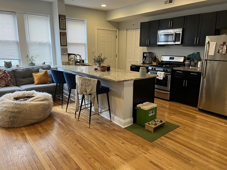 Kitchen + Living Room