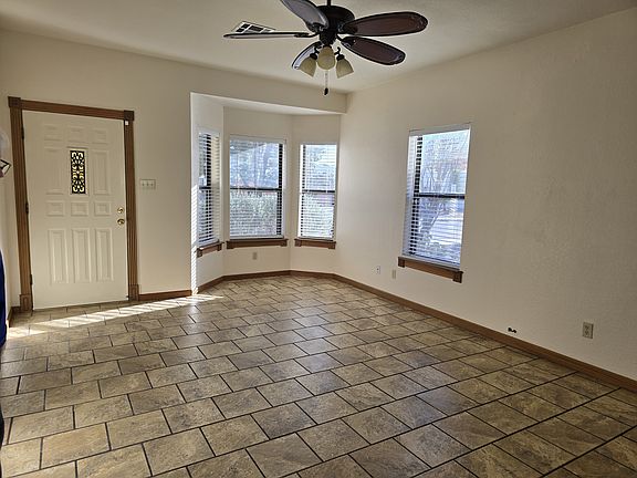 Living room with fan