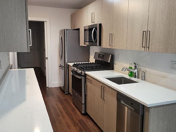 New kitchen appliances including dishwasher