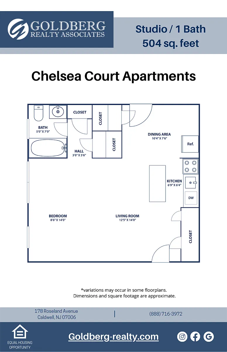 Floor plan Studio