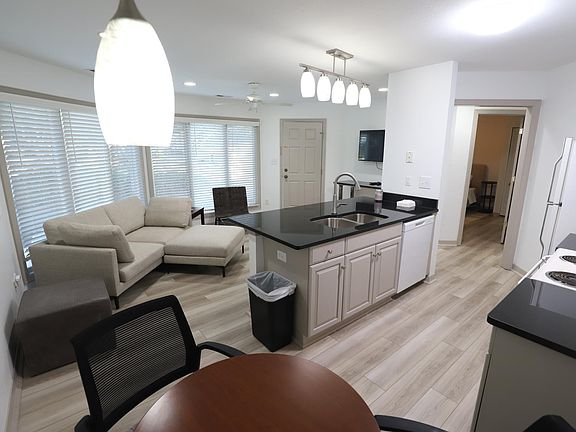 Living, dining, and kitchen