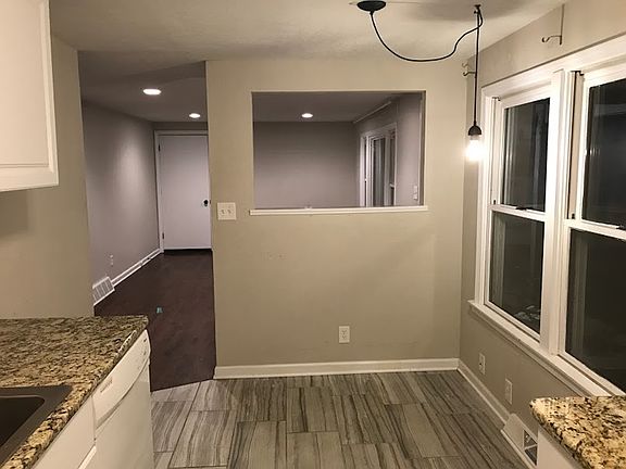 kitchen looking into living 