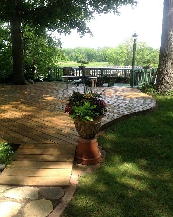 Main House back yard