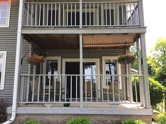 Inviting patio to relax