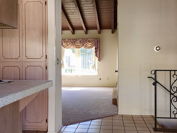 Looking into living room 