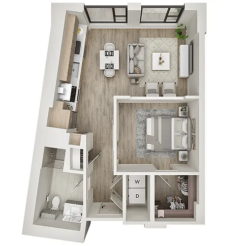 Floor plan Debut II (acc)