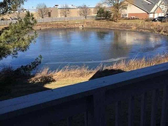 Pond next to condo